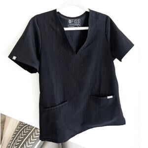 Figs LIKE NEW black Casma three pocket scrub top